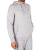 Lacoste Sport Chest Logo Pullover Hoodie - Light Grey