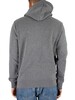 Superdry Vintage Logo Classic Pullover Hoodie - Rich Charcoal Marl
