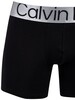 Calvin Klein 3 Pack Reconsidered Steel Boxer Briefs - Black