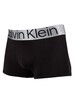 Calvin Klein 3 Pack Reconsidered Steel Low Rise Trunks - Black