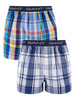 GANT 2 Pack Woven Boxer Shorts - Hamptons Blue
