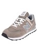 New Balance 574 Suede Trainers - Grey/White