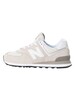 New Balance 574 Suede Trainers - Nimbus Cloud/White