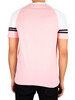 Sergio Tacchini Ischia T-Shirt - Candy Pink/White/Night Sky