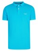 Superdry Vintage Destroy Logo Polo Shirt - Beach Blue