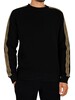 Calvin Klein Jeans Contrast Tape Sweatshirt - Black