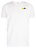 KnowledgeCotton Apparel Smiley Badge T-Shirt - White