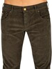 Lois Jeans Sierra Thin Corduroy Trousers - Green Olive