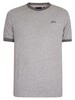 Superdry Vintage Ringer T-Shirt - Grey Grit