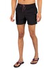 Tommy Hilfiger Double Waistband Medium Drawstring Swim Shorts - Black