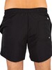Tommy Hilfiger Double Waistband Medium Drawstring Swim Shorts - Black