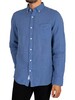 GANT Regular Fit Garment-Dyed Linen Shirt - Salty Sea