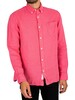 GANT Regular Fit Garment-Dyed Linen Shirt - Rapture Rose