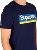 Superdry Vintage Classic Logo Seasonal T-Shirt - Atlantic Navy