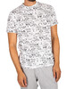 Tommy Hilfiger Print T-Shirt - Greeting White