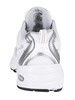 New Balance 530 Mesh Running Trainers - White/Silver Metallic
