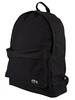 Lacoste Logo Backpack - Black