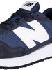 New Balance 237 Suede Mesh Trainers - Vintage Indigo/Outerspace