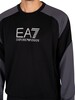 EA7 Colour Block Sweatshirt - Black