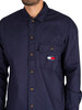 Tommy Jeans Classic Solid Overshirt - Twilight Navy