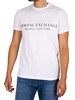 Armani Exchange Printed Graphic T-Shirt - White