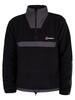 Berghaus Oversized Smock Fleece Jacket - Black/Grey