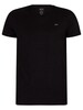 Diesel 2 Pack Lounge Michael V-Neck T-Shirt - Black