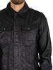 G-Star RAW ARC 3D Leather Jacket - Dark Black