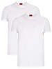 HUGO 2 Pack Crew Lounge T-Shirts - White
