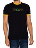 Trojan Outline Logo T-Shirt - Jamaica