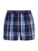GANT 2 Pack Woven Boxers - Waterfall Blue