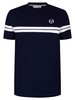 Sergio Tacchini Bosco T-Shirt - Maritime Blue/White