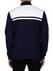 Sergio Tacchini 1/4 Zip New Young Line Track Jacket - Maritime Blue/White