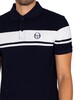Sergio Tacchini Young Line Polo Shirt - Maritime Blue/White