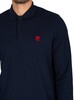 Timberland Longsleeved Pique Slim Polo Shirt - Navy