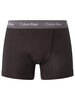 Calvin Klein 3 Pack Trunks - Black (Sleek Grey/Tourmaline/Olive)