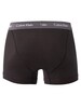 Calvin Klein 3 Pack Trunks - Black (Sleek Grey/Tourmaline/Olive)