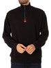 HUGO Durty Zip Sweatshirt - Black