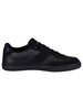 Lacoste Court-Master Pro 2222SMA Leather Trainers - Black/Black