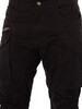 Replay Logo Cargo Trousers - Black