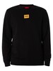 HUGO Diragol Logo Sweatshirt - Black/Gold