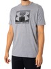 Under Armour Boxed Sportstyle Short Sleeve T-Shirt - Steel Light Heather / Graphite