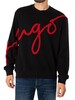 HUGO Diraffe Sweatshirt - Black/Red