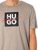HUGO Dalpaca Graphic T-Shirt - Medium Beige