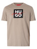 HUGO Dalpaca Graphic T-Shirt - Medium Beige