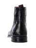 Jeffery West Skull Polished Leather Chelsea Boots - Black
