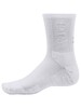 Under Armour 3 Pack Mid Crew Socks - White/Mod Grey