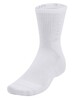 Under Armour 3 Pack Mid Crew Socks - White/Mod Grey
