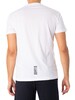 EA7 Chest Logo T-Shirt - White