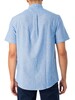 Farah Drayton Short Sleeved Shirt - Regatta Blue